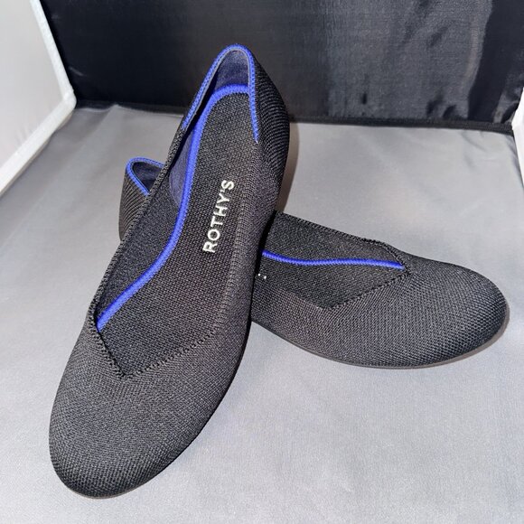 Rothy’s Shoes - Rothy's The Flat Round Toe Ballet Women’s Shoes Black Size 7 Washable Flexible